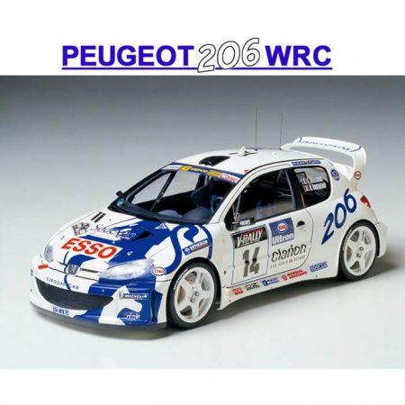 tamiya 24221 Peugeot 206 WRC 1999 Tour de Corse version maqueta escala 1/24