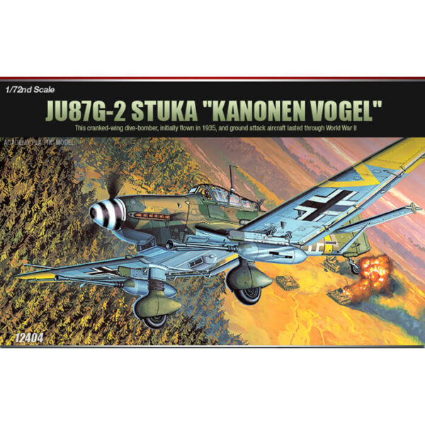 Academy 12404 Ju 87G-2 Stuka Kanonen Vogel maqueta escala 1/72