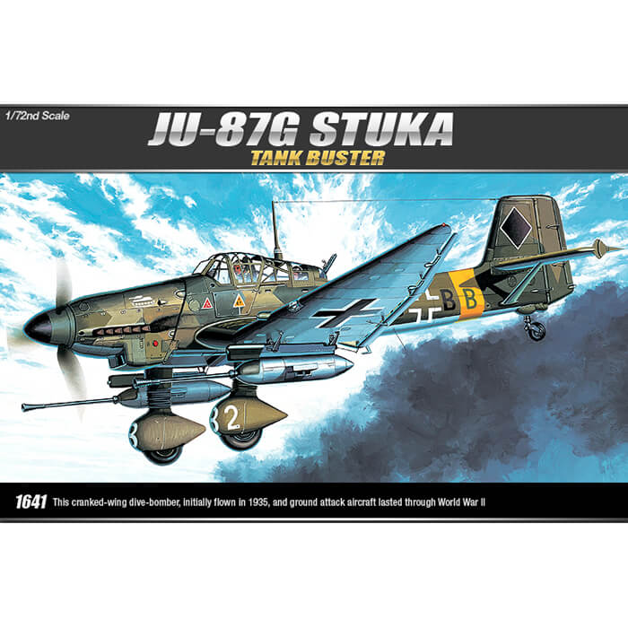 Academy 12450 Junkers Ju 87G-1 Stuka Tank Buster maqueta escala 1/72