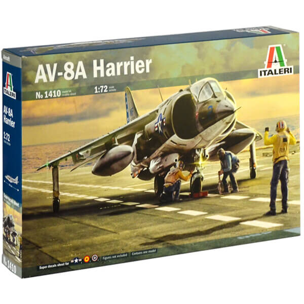 italeri 1410 AV-8A Harrier maqueta escala 1/72