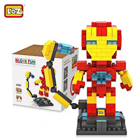 Loz 9447 Iron Man 250pcs Construye y colecciona con los bloques de Loz, tus personajes favoritos. Los Diamond Blocks de Loz son los bloques de construcción mas pequeños del mercado.