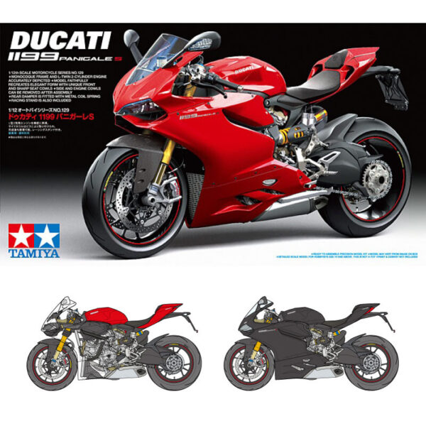 tamiya 14129 Ducati 1199 Panigale S maqueta escala 1/12