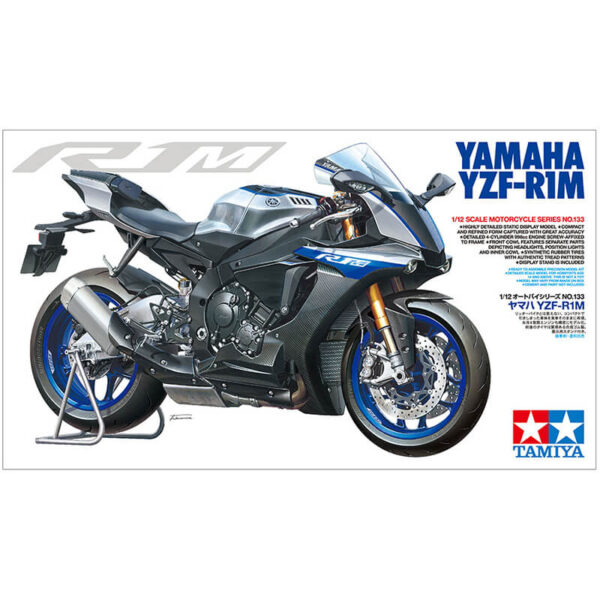 tamiya 14133 Yamaha YZF-R1M maqueta escala 1/12