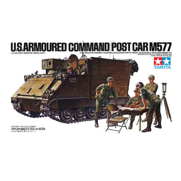 tamiya 35071 U.S. Armored Command Post M577 maqueta escala 1/35