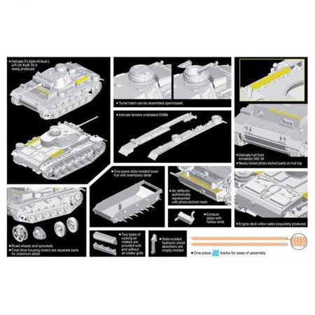 dragon 7385 Pz.Kpfw.III Ausf.L Late Production maqueta escala 1/72