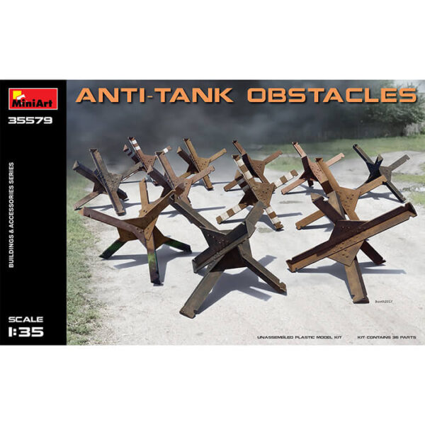 miniart 35579 Anti-tank Obstacles maqueta escala 1/35