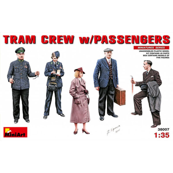 miniart 38007 Tram Crew with Passengers 1930-40 Figuras escala 1/35
