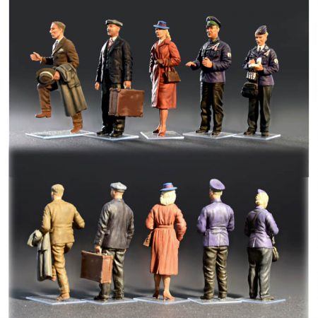 miniart 38007 Tram Crew with Passengers 1930-40 Figuras escala 1/35