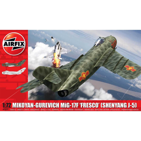 airfix a03091 Mikoyan-Gurevich MiG-17F Fresco maqueta escala 1/72