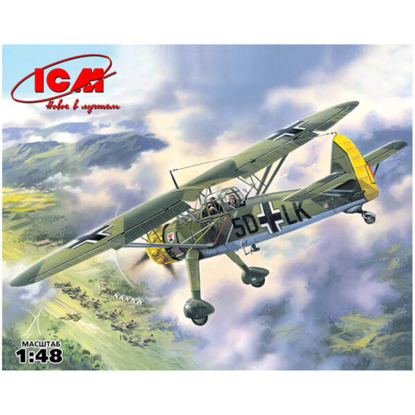 icm 48211 Henschell Hs 126A-1 mqaqueta escala 1/48