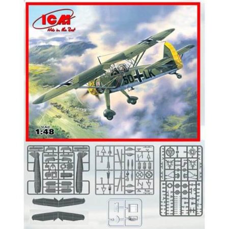 icm 48211 Henschell Hs 126A-1 mqaqueta escala 1/48