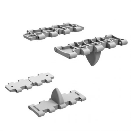 T-34 Wafer-Type Halved Track Link Set WWII Military Miniatures Series Kit en plástico para montar cadenas articuladas por eslabón a eslabón para la familia de carros T-34 soviéticos.