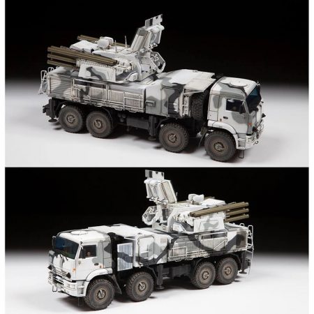 zvezda 3698 Pantsir-S1 - SA-22 Greyhound Russian self-propelled anti-aircraft system Kit en plástico para montar y pintar. Escala 1/35