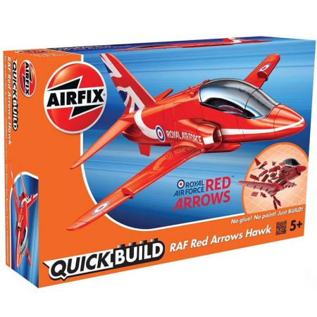 airfix j6018 RAF Red Arrows Hawk Quick Build La nueva gama de modelos QUICK BUILD de Airfix se construyen usando bloques de plástico de ajuste fácil