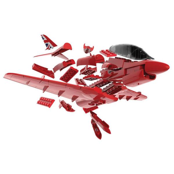 airfix j6018 RAF Red Arrows Hawk Quick Build La nueva gama de modelos QUICK BUILD de Airfix se construyen usando bloques de plástico de ajuste fácil