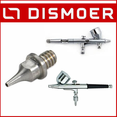 Dismoer Obturador 0,2mm 0,3mm y 0,5mm para los Aerógrafos D-102 y D-103