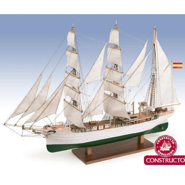 constructo 80842 Buque Escuela Galatea/Glenlee 1/140 Kit de construcción tradicional en madera y metal.