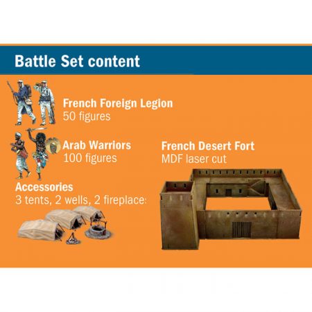 italeri 6183 BEAU GESTE: Battle Set 1/72 Algerian Tuareg Revolt Kit en plástico para montar y pintar.
