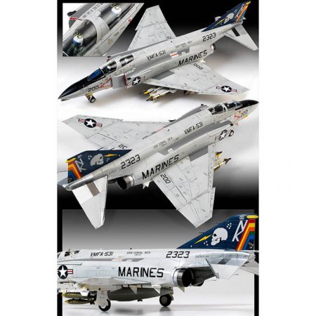 academy 12315 USMC F-4B/N "VMFA-531 Gray Ghosts" 1/48 Kit en plástico para montar y pintar. Incluye distintos tipos de armamento.