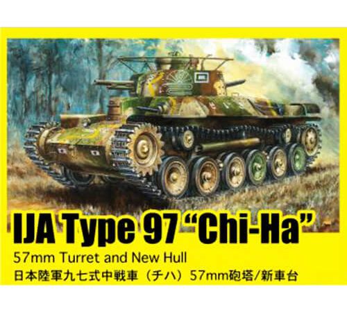 dragon 6875 IJA Type 97 "Chi-Ha" w/57mm Gun 1/35 Kit en plástico para montar y pintar. Incluye fotograbado para los protectores de escape.