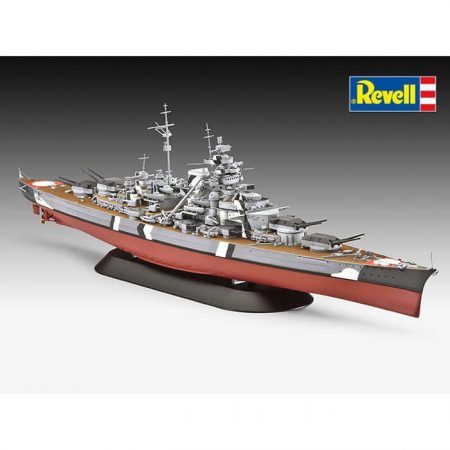 Revell 05098 Battleship Bismarck 1/700 Maqueta en plástico para montar y pintar. Modelo de casco completo.