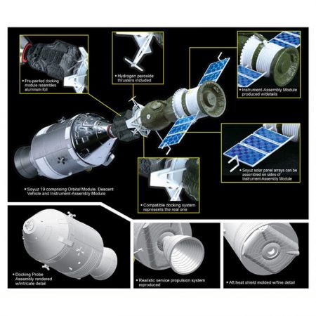dragon 11012 Apollo Soyuz Test Project 1/72 kit en plástico para montar y pintar.