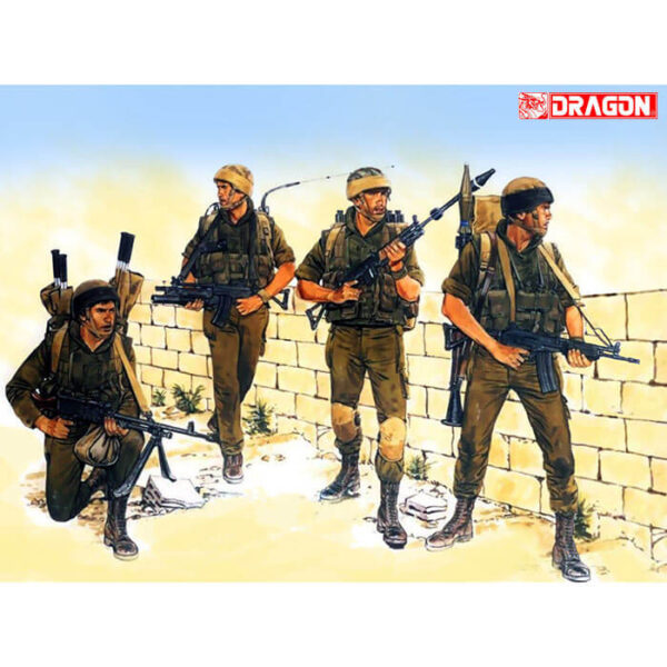 dragon 3001 Israeli Paratroopers 1/35 Kit en plástico para montar y pintar. Piezas 70+