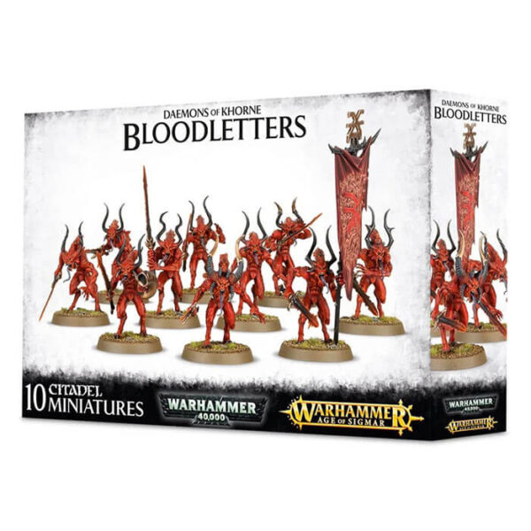 Games workshop Daemons Of Khorne Bloodletters Caja multicomponente de plástico para poder montar 10 figuras