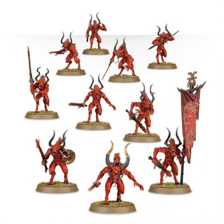 Games workshop Daemons Of Khorne Bloodletters Caja multicomponente de plástico para poder montar 10 figuras