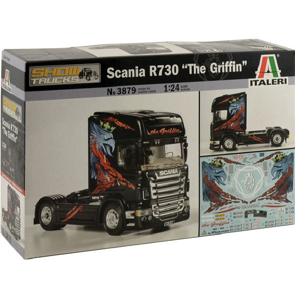 italeri 3879 Scania R730 'The Griffin 1/24 Kit en plástico para montar y pintar.