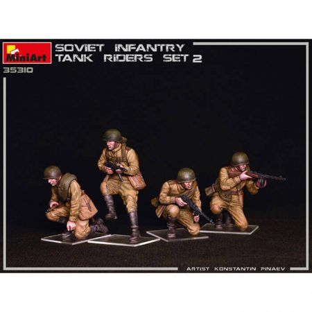 miniart 35310 Soviet Infantry Tank Riders Set 2 1/35 Kit en plástico para montar y pintar