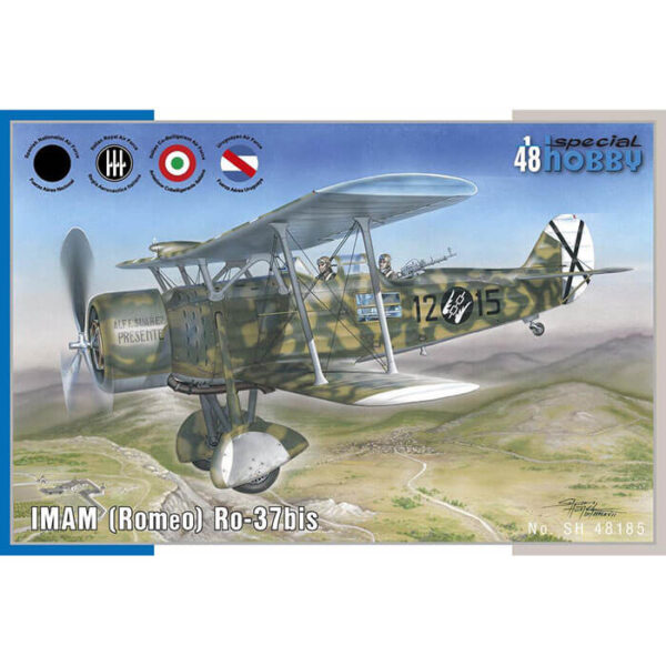 special hobby 48185 IMAM (Romeo) Ro.37bis 1/48 Kit en plástico para montar y pintar. Incluye piezas en resina y fotograbado.special hobby 48185 IMAM (Romeo) Ro.37bis 1/48 Kit en plástico para montar y pintar. Incluye piezas en resina y fotograbado.