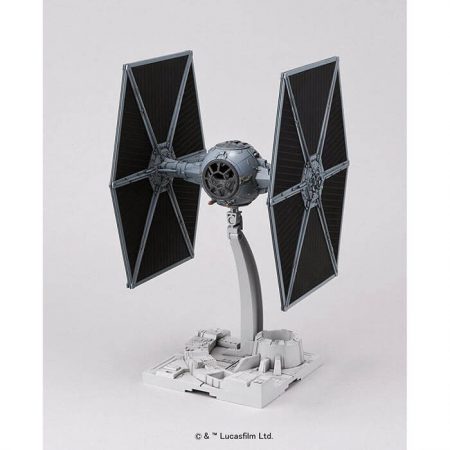 bandai 0194870 Star Wars 1/72 TIE Fighter Kit de montaje en plástico por presión, no necesita pegamento.