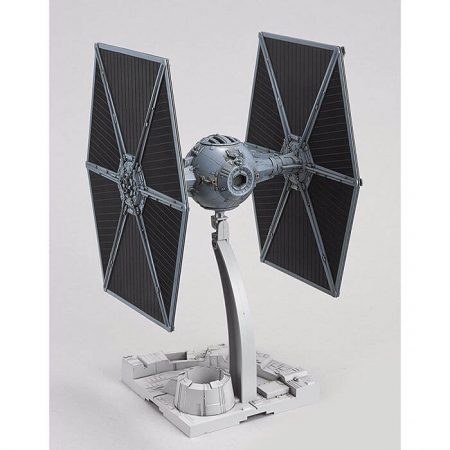 bandai 0194870 Star Wars 1/72 TIE Fighter Kit de montaje en plástico por presión, no necesita pegamento.