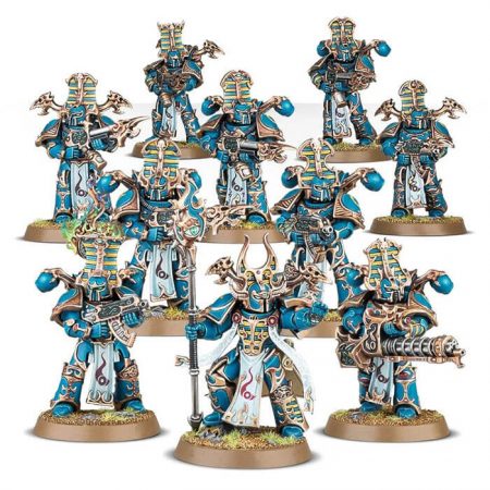 games workshop 43-35 Thousand Sons Rubric Marines Warhammer 40K  Kit en plástico multicomponente para montar 10 Rubric Marines, armados con bólteres infierno o lanzallamas warp.