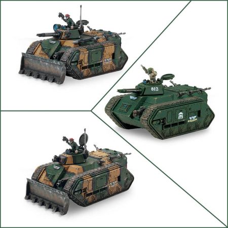 games workshop 47-07 Chimera de la Guardia Imperial Warhammer 40K  Kit en plástico multicomponente para montar un transporte Chimera de la Guardia Imperial. Incluye distintas opciones para el arma de la torreta y la barcaza del vehículo. 2 variantes de comandante del carro. Piezas 95.