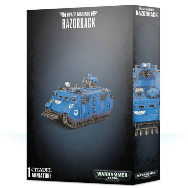 games workshop 48-21 Space Marines Razorback Warhammer 40K  Kit en plástico multicomponente para montar un tanque Razorback de los Marines espaciales.