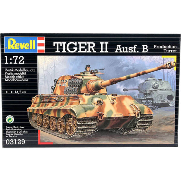 revell 03129 Tiger II Ausf. B Production Turret 1/72 Kit en plástico para montar y pintar.