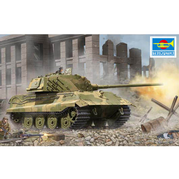 trumpeter 01538 German E-75 Standardpanzer 1/35 Kit en plástico para montar y pintar. Incluye piezas en fotograbado.