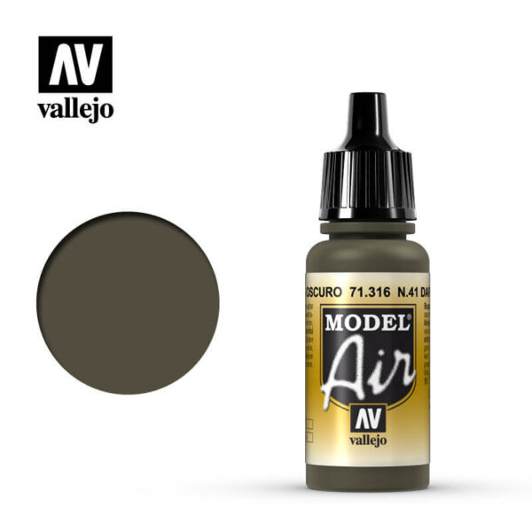 MA 71316 N.41 Verde Oliva Oscuro - N.41 Dark Olive Drab 17ml