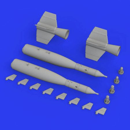 PAVE Way I Mk 83 Slow Speed LGB Non-Thermally Protected 1/48 Kit en resina de las bombas guiadas por laser americanas PAVE Way I Mk.83 .