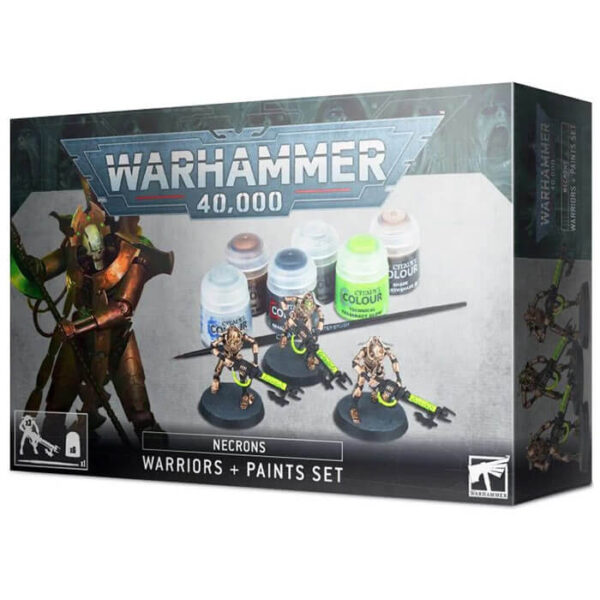 games workshop 60-69 Necrones: Set de guerreros + pinturas Esta caja es idónea para empezar tu colección de Necrones.