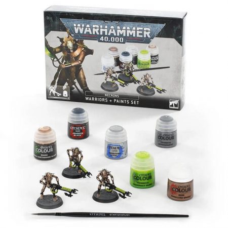 games workshop 60-69 Necrones: Set de guerreros + pinturas Esta caja es idónea para empezar tu colección de Necrones.