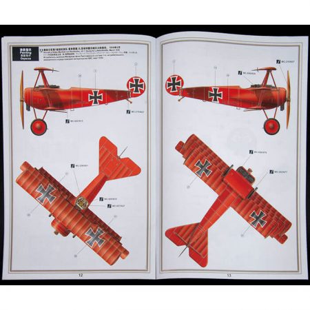 meng qs-002 Fokker Dr.I Triplane 1/32 Maqueta en plástico para montar y pintar. Incluye piezas en fotograbado. Hoja de calcas con 4 decoraciones de ases alemanes.