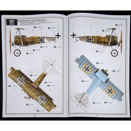 meng qs-002 Fokker Dr.I Triplane 1/32 Maqueta en plástico para montar y pintar. Incluye piezas en fotograbado. Hoja de calcas con 4 decoraciones de ases alemanes.