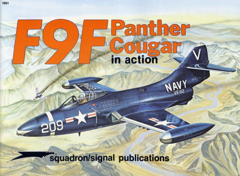 1051 F9F Panther Cougar in action
