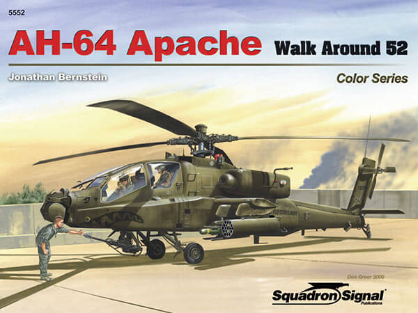 5552 Walk Arround: AH-64 Apache Estudio fotográfico en detalle del helicóptero AH-64 Apache.