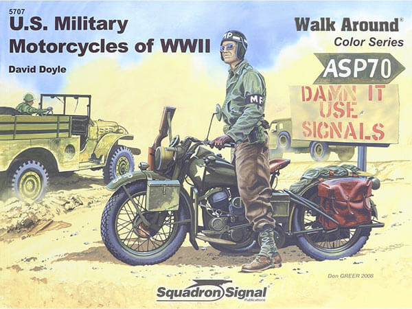 5707 Walk Around US Military Motorcycles of WWII Estudio en detalle de las motos del ejército USA durante la 2ª GM.