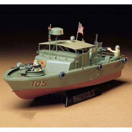 tamiya 35150 PBR 31Mk.II Patrol Boat River PIBBER 1/35 Kit en plástico para montar y pintar. Incluye 4 figuras y accesorios.