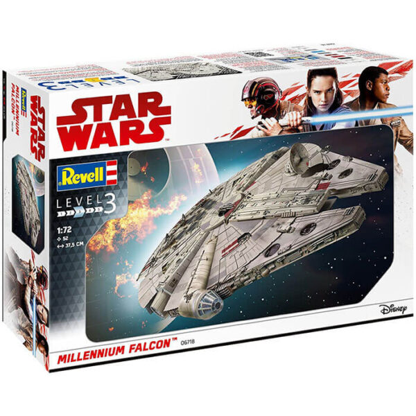 Revell 06718 Star Wars Millennium Falcon 1/72 Kit en plástico para montar y pintar.